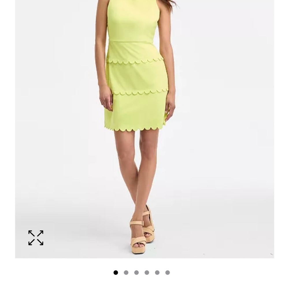 Karl Lagerfeld Neon Yellow Dress